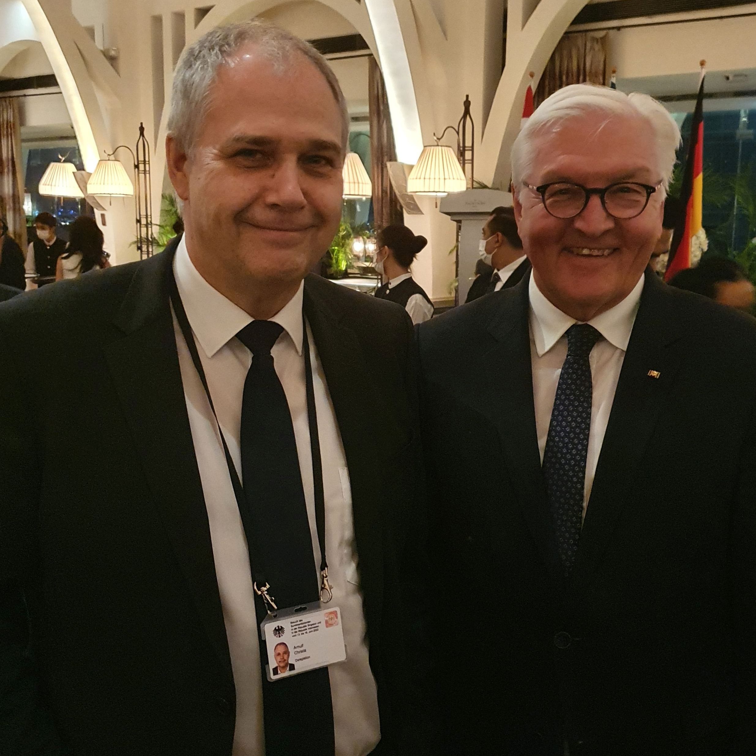 Participation in a business delegation led by the German Federal President
